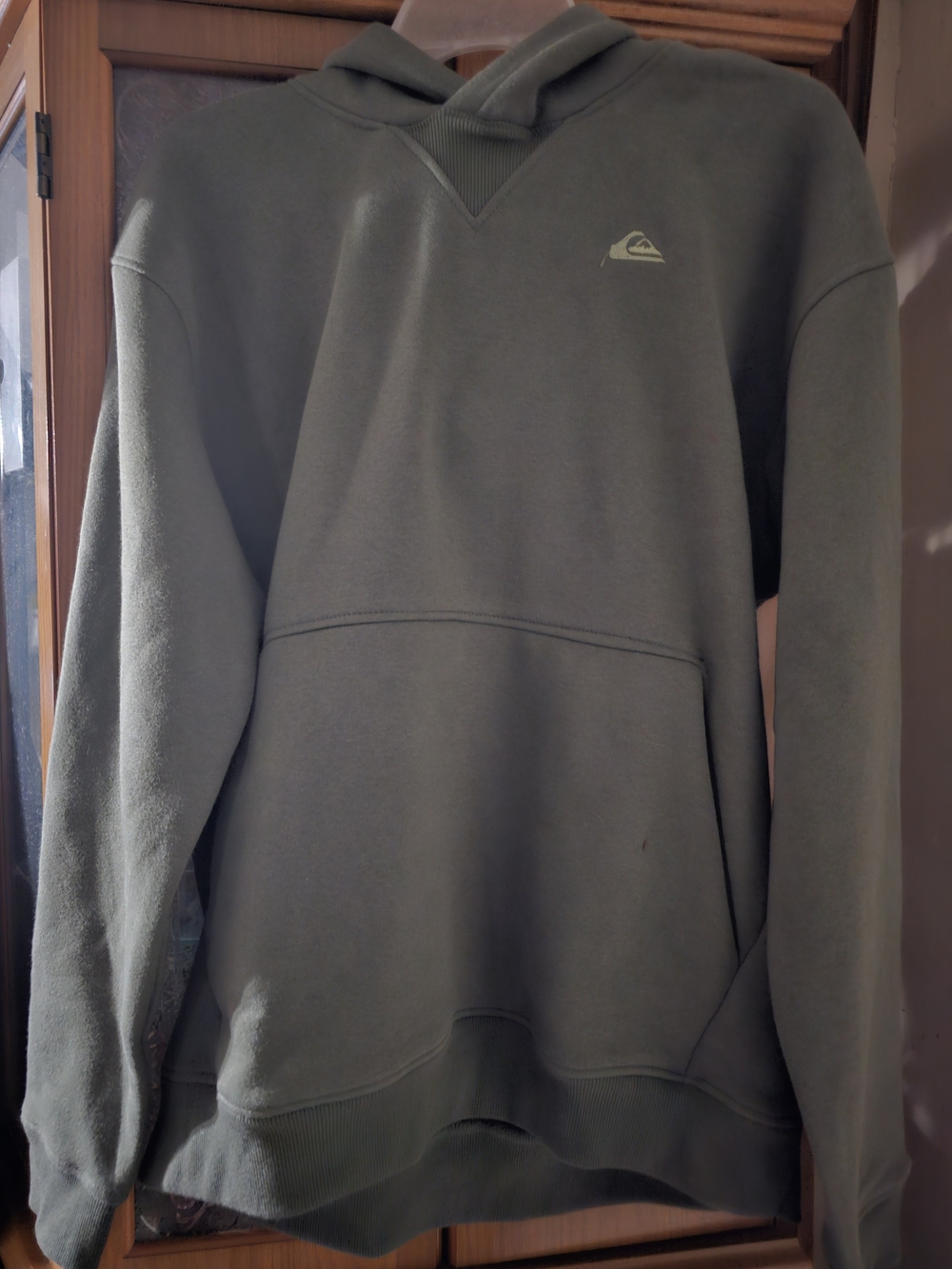 Quiksilver Olive Green Pullover Hoodie